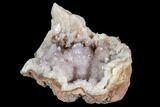 Pink Amethyst Geode Section - Argentina #120443-1